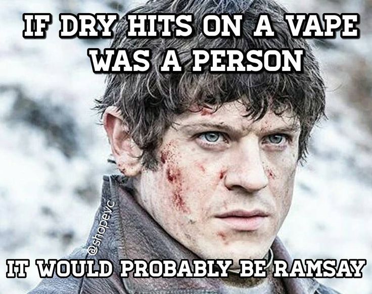 Ramsey from Game of Thrones is a human equivalent of a dry hit!