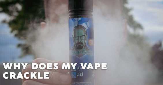 vape pen crackling and popping noises