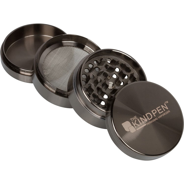 Aluminum Tri-Level Grinder - Gun Metal Black
